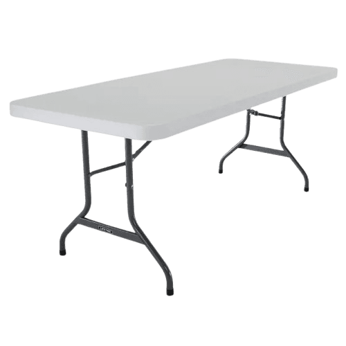 Table rectangulaire pliable